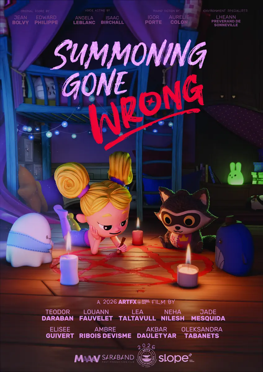 Nathan Galmiche - Compositing Artist pour le court-métrage Summoning Gone Wrong à ARTFX