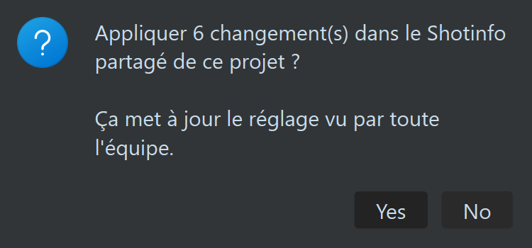 The confirmation Sync ShotRange asks before writing
